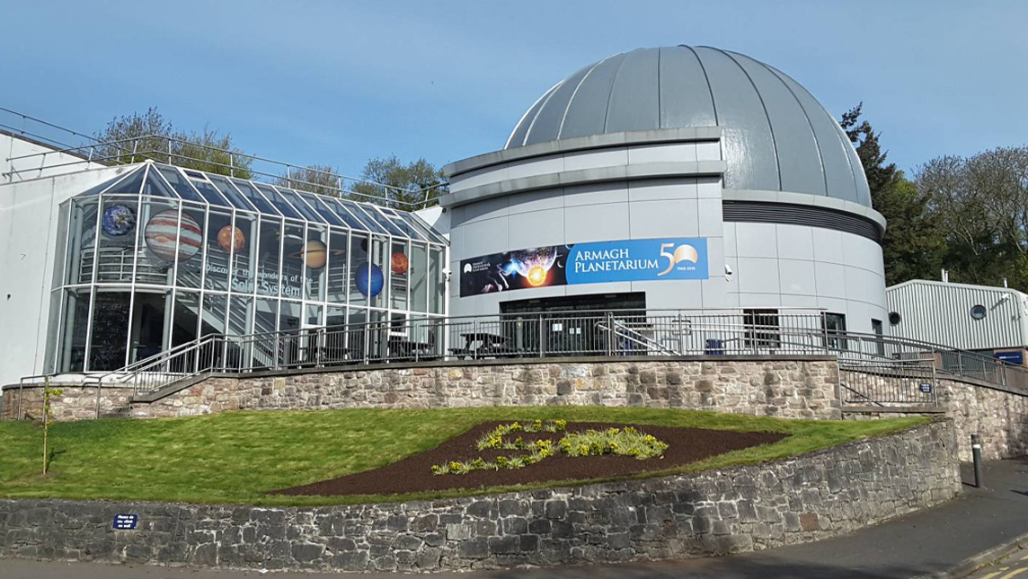 Armagh Planetarium, the largest planetarium in Ireland.