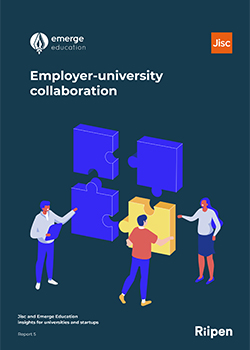Employer-university collaboration report front cover