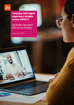 Teaching digital experience insights further education report cover